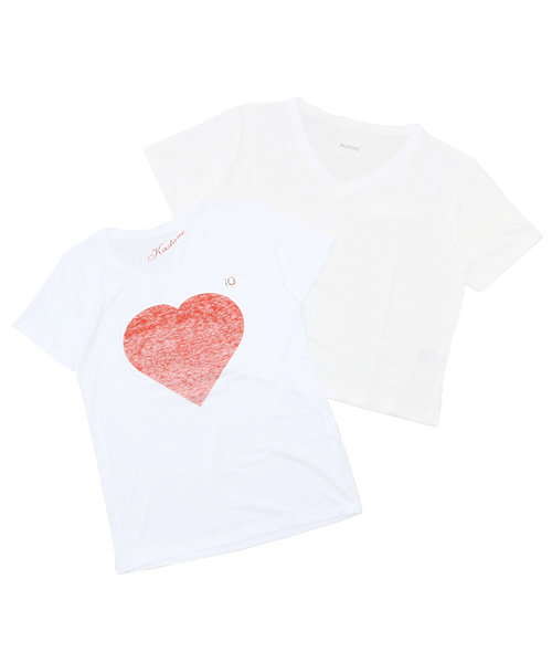 Kastane(カスタネ)の「【Kastane】Tシャツセット(Tシャツ/カットソー・レディース・オフホワイト・FREE)」の12枚目の写真