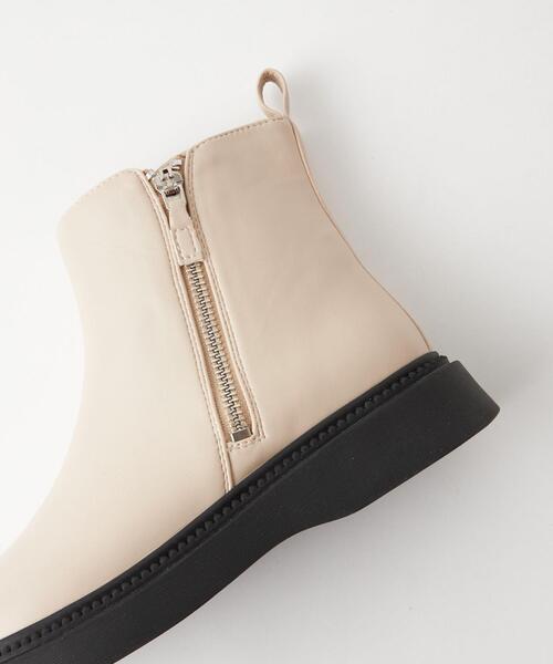 green label relaxing（グリーンレーベルリラクシング）の「サイドジップゴアブーツ 22cm-23cm（ブーツ・キッズ・ナチュラル/ブラック・22cm/23cm）」の10枚目の写真