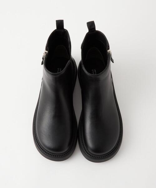 green label relaxing（グリーンレーベルリラクシング）の「サイドジップゴアブーツ 22cm-23cm（ブーツ・キッズ・ナチュラル/ブラック・22cm/23cm）」の7枚目の写真