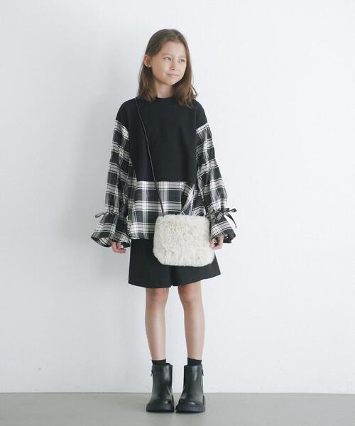 green label relaxing（グリーンレーベルリラクシング）の「サイドジップゴアブーツ 22cm-23cm（ブーツ・キッズ・ナチュラル/ブラック・22cm/23cm）」の16枚目の写真