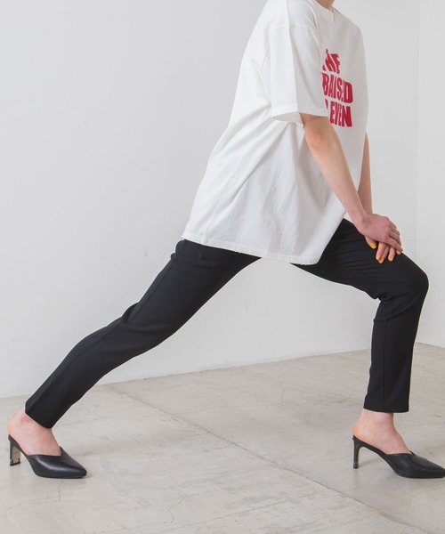 WEGO(ウィゴー)の「WEGO/【WEB限定】ストレッチレギンスパンツ(スウェットパンツ・レディース・ライトベージュ/ブラック/ブルー/ピンク・MEDIUM/LARGE/X-LARGE)」の10枚目の写真