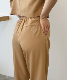 one after another NICE CLAUP | ワンポイント刺繍スラックス/セットアップアイテムあり(スラックス)