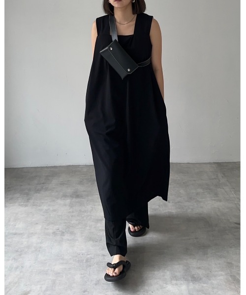 leimn(レイムン)の「2WAY ワンピース(ワンピース・レディース・ブラック・FREE)」の1枚目の写真