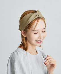ROPE' PICNIC | リネンライクヘアターバン(ヘアバンド)