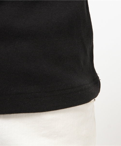 mystic（ミスティック）の「スパンテレコシンプルTシャツ（Tシャツ/カットソー・レディース・オフホワイト/ベージュ/ブラック/カーキ・ﾌﾘ-）」の10枚目の写真