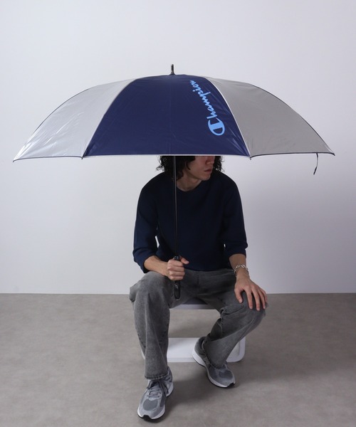 【セール】ﾁｬﾝﾋﾟｵﾝ晴雨兼用 ｼﾞｬﾝﾌﾟ傘 70cm（長傘）｜Champion（チャンピオン）