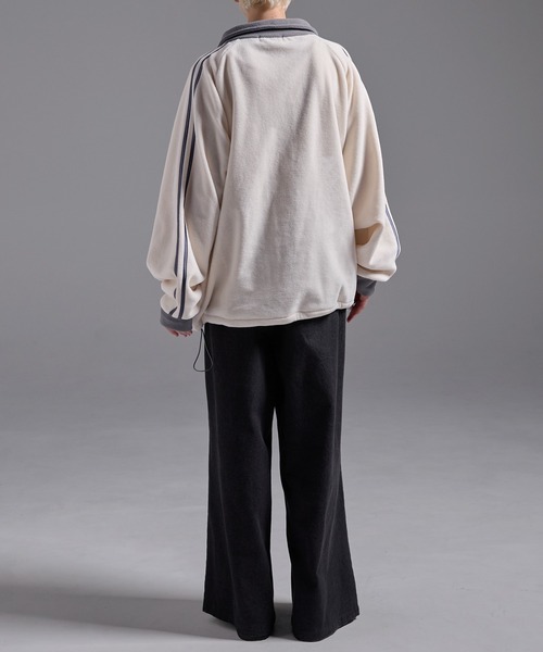 ハーフジップ フリーストラックジャケット/スウェット（スウェット