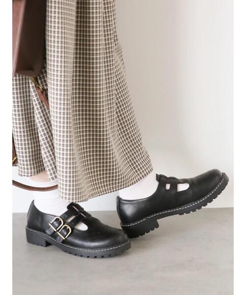 ehka sopo（エヘカソポ）の「ダブルTストラップシューズ（その他