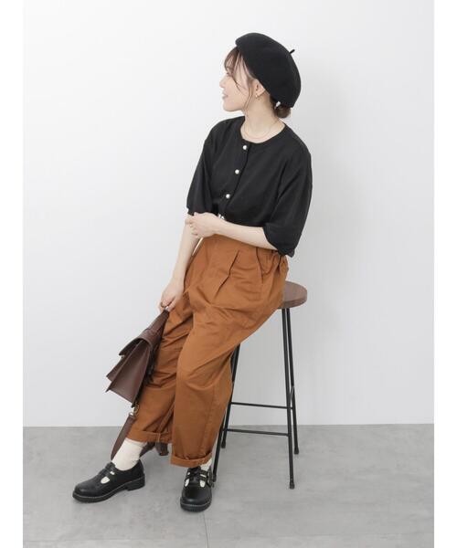 ehka sopo（エヘカソポ）の「ダブルTストラップシューズ（その他シューズ・レディース・ブラック/キナリ/ブラウン・S/M/L）」の14枚目の写真