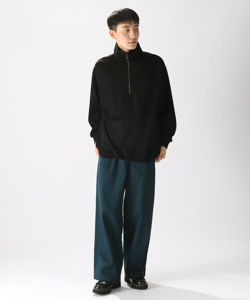 niko and...（ニコアンド）の「ハーフジップ畔プルオーバー（ニット/セーター・メンズ・アイボリー/ベージュ/ブラック・LARGE/MEDIUM）」の5枚目の写真