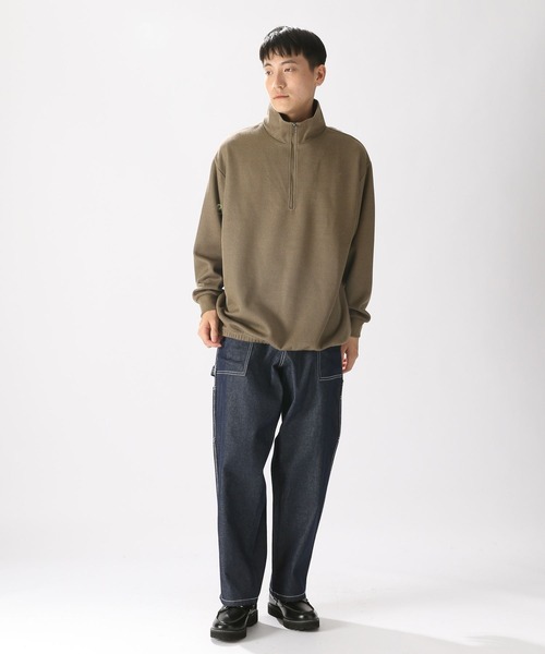 niko and...（ニコアンド）の「ハーフジップ畔プルオーバー（ニット/セーター・メンズ・アイボリー/ベージュ/ブラック・LARGE/MEDIUM）」の8枚目の写真