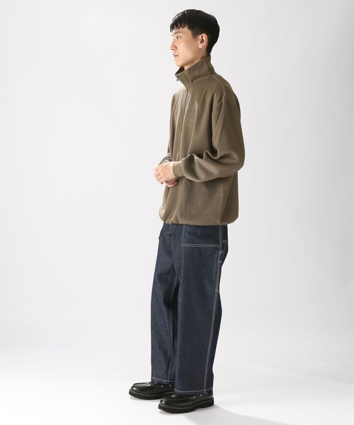 niko and...（ニコアンド）の「ハーフジップ畔プルオーバー（ニット/セーター・メンズ・アイボリー/ベージュ/ブラック・LARGE/MEDIUM）」の9枚目の写真