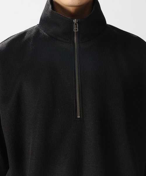 niko and...（ニコアンド）の「ハーフジップ畔プルオーバー（ニット/セーター・メンズ・アイボリー/ベージュ/ブラック・LARGE/MEDIUM）」の13枚目の写真