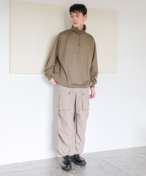 niko and...（ニコアンド）の「ハーフジップ畔プルオーバー（ニット/セーター・メンズ・アイボリー/ベージュ/ブラック・LARGE/MEDIUM）」の21枚目の写真