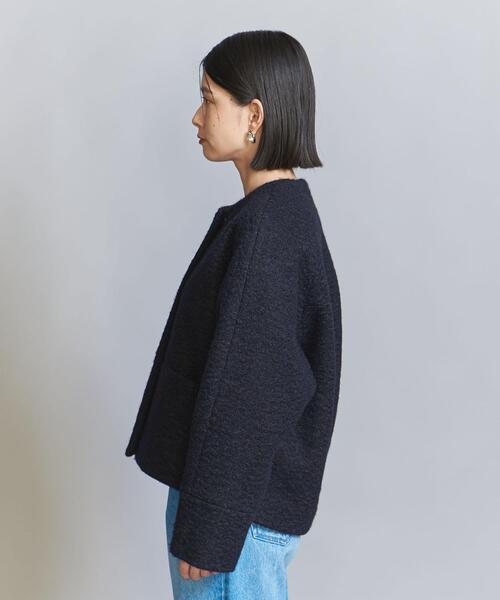 クーポン】【セール 30%OFF】【WEB限定】ブークレ ノーカラー