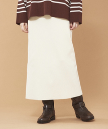 abahouse mavie | ポリエステルロングナロースカート(スカート)