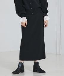 abahouse mavie | ポリエステルロングナロースカート(スカート)