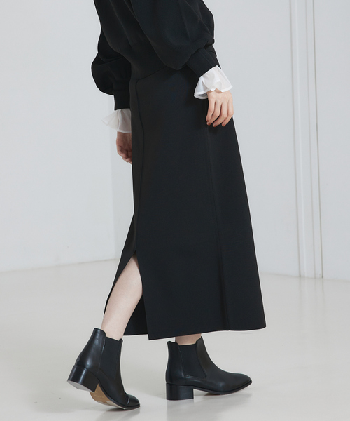 abahouse mavie（アバハウスマヴィ）の「ポリエステルロングナロースカート（スカート・レディース・ホワイト/ブラック/ダークオレンジ・フリー）」の17枚目の写真