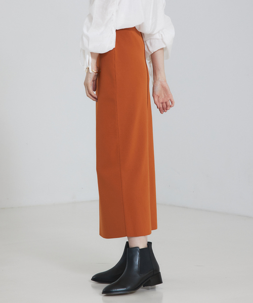 abahouse mavie（アバハウスマヴィ）の「ポリエステルロングナロースカート（スカート・レディース・ホワイト/ブラック/ダークオレンジ・フリー）」の20枚目の写真