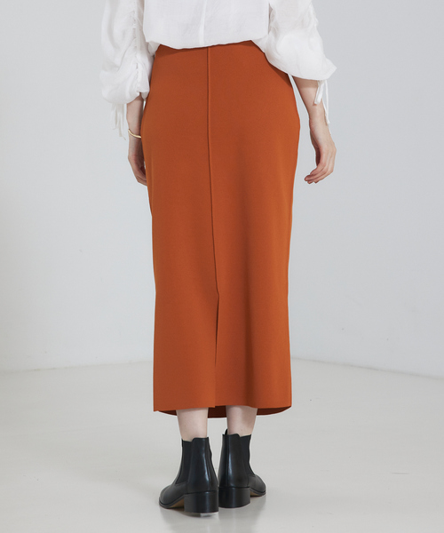 abahouse mavie（アバハウスマヴィ）の「ポリエステルロングナロースカート（スカート・レディース・ホワイト/ブラック/ダークオレンジ・フリー）」の21枚目の写真