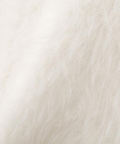 PROPORTION BODY DRESSING(プロポーションボディドレッシング)の「ロングフェザーショート丈プルオーバー / 1213270009(ニット/セーター・レディース・ホワイト/グレー/チャコールグレー・FREE)」の18枚目の写真