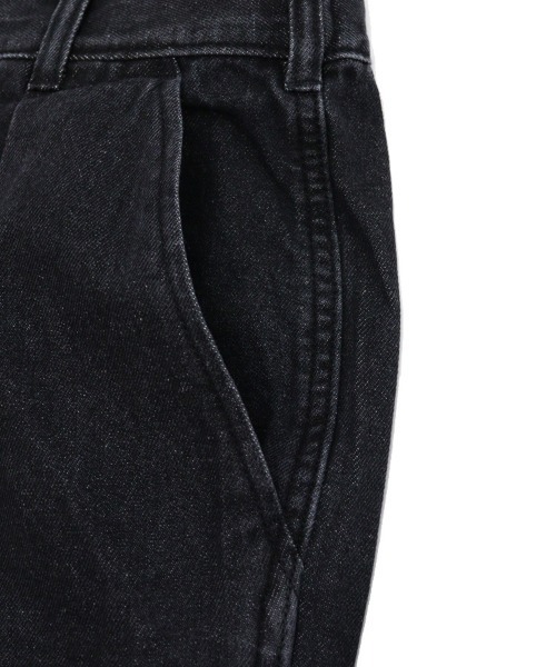 TIMELY WARNING（タイムリーワーニング）の「【Timely Warning】1タックルーズデニムパンツ（デニムパンツ・メンズ・ブラック系その他/ブルー/ブラック・XL/L/M）」の7枚目の写真