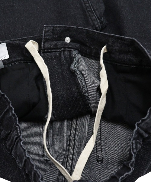 TIMELY WARNING（タイムリーワーニング）の「【Timely Warning】1タックルーズデニムパンツ（デニムパンツ・メンズ・ブラック系その他/ブルー/ブラック・XL/L/M）」の11枚目の写真
