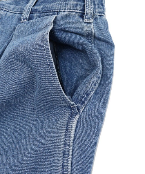 TIMELY WARNING（タイムリーワーニング）の「【Timely Warning】1タックルーズデニムパンツ（デニムパンツ・メンズ・ブラック系その他/ブルー/ブラック・XL/L/M）」の21枚目の写真