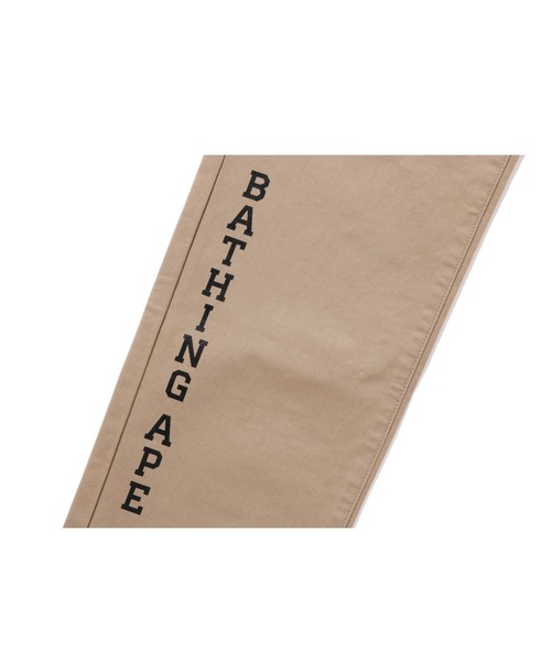 A BATHING APE（アベイシングエイプ）の「BATHING APE TUCK CHINO PANTS（チノパンツ・キッズ・ベージュ/チャコール・150/160）」の6枚目の写真