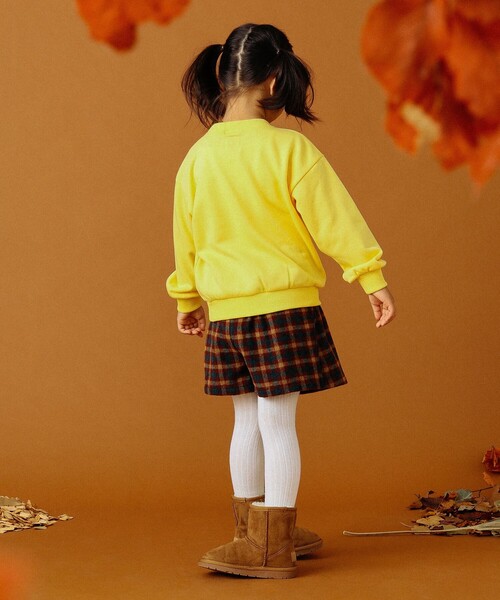 B:MING by BEAMS(ビーミングバイビームス)の「B:MING by BEAMS / チェック柄 ラップ キュロット パンツ(100~140cm)(その他パンツ・キッズ・ベージュ/ワインレッド・120/140/110/130/100)」の18枚目の写真