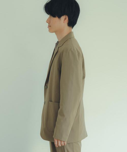 ITEMS URBANRESEARCH（アイテムズ アーバンリサーチ）の「ストレッチナイロン テーラードジャケット（その他アウター・メンズ・カーキ/ネイビー/ブラック・LARGE/MEDIUM）」の4枚目の写真