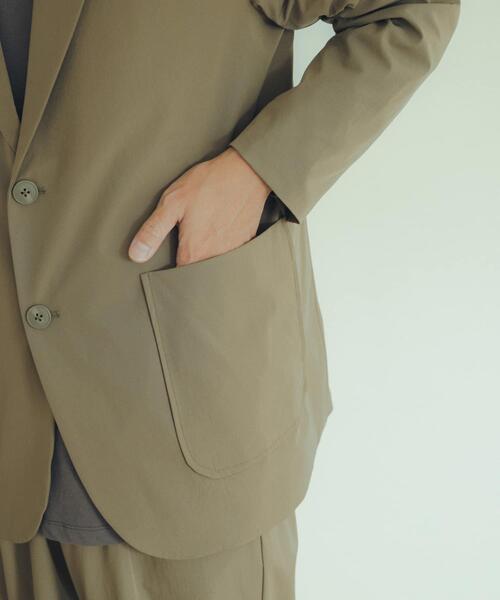 RING JACKET アンコン テーラードジャケット 日本製 カーキ RING JACKET アンコン テーラードジャケット 日本製 カーキ