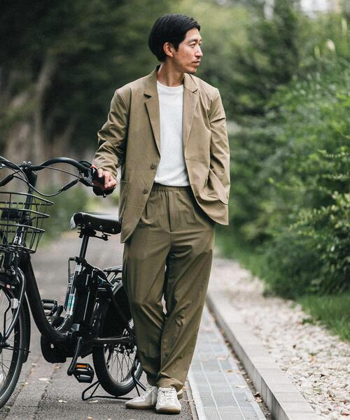 ITEMS URBANRESEARCH（アイテムズ アーバンリサーチ）の「ストレッチナイロン テーラードジャケット（その他アウター・メンズ・カーキ/ネイビー/ブラック・LARGE/MEDIUM）」の10枚目の写真