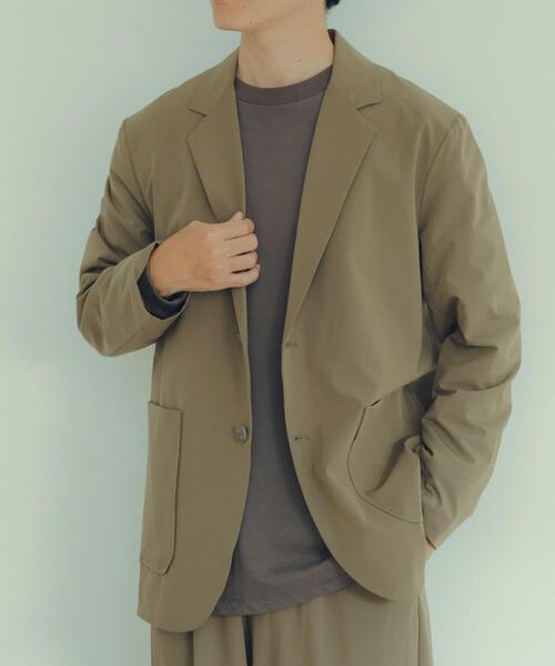 セール】ストレッチナイロン テーラードジャケット（その他アウター