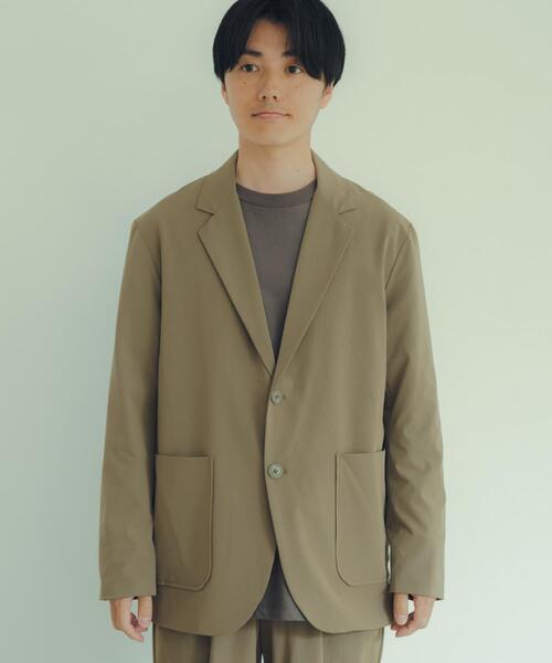 ITEMS URBANRESEARCH（アイテムズ アーバンリサーチ）の「ストレッチナイロン テーラードジャケット（その他アウター・メンズ・カーキ/ネイビー/ブラック・LARGE/MEDIUM）」の15枚目の写真