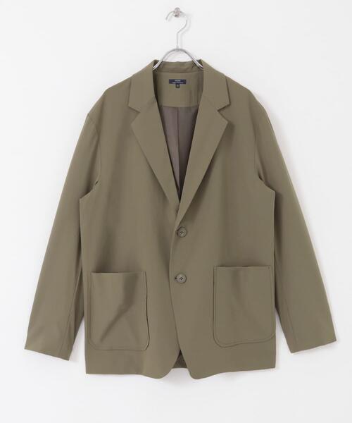 セール】ストレッチナイロン テーラードジャケット（その他アウター