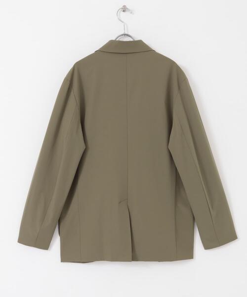 RING JACKET アンコン テーラードジャケット 日本製 カーキ セール】ストレッチナイロン テーラードジャケット（その他アウター