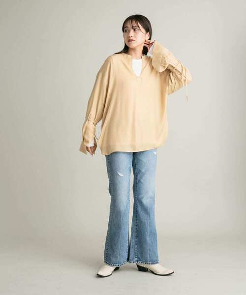 KBF（ケイビーエフ）の「ウエスタンブーツ（ブーツ・レディース・アイボリー/ブラック・36/37/38）」の7枚目の写真