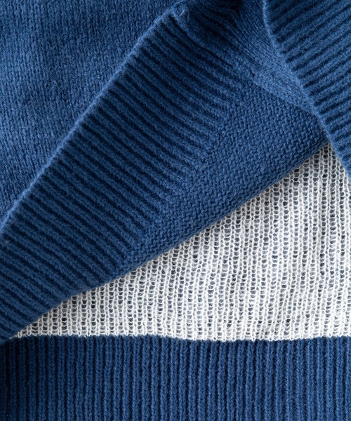 Red Cap Girl(レッドキャプガール)の「【UNIIT/ユニット】【RED CAP GIRL/レッドキャップガール】UNIIT × RED CAP GIRL バックイラスト ジャガードニット Vネック カーディガン ビッグシルエット(カーディガン/ボレロ・メンズ・ブルー/ブラック/アイボリー・MEDIUM/LARGE)」の11枚目の写真