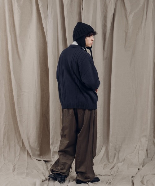 MUHET（ミュエータ）の「タートルネックポケットロンT（Tシャツ/カットソー・レディース・レッド/ブラック/オフホワイト・MEDIUM/X-LARGE）」の21枚目の写真