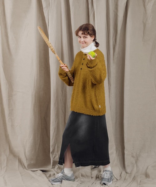 MUHET（ミュエータ）の「タートルネックポケットロンT（Tシャツ/カットソー・レディース・レッド/ブラック/オフホワイト・MEDIUM/X-LARGE）」の15枚目の写真