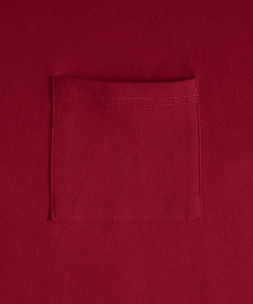 MUHET（ミュエータ）の「タートルネックポケットロンT（Tシャツ/カットソー・レディース・レッド/ブラック/オフホワイト・MEDIUM/X-LARGE）」の4枚目の写真