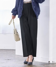 カシミヤタッチワイドパンツ