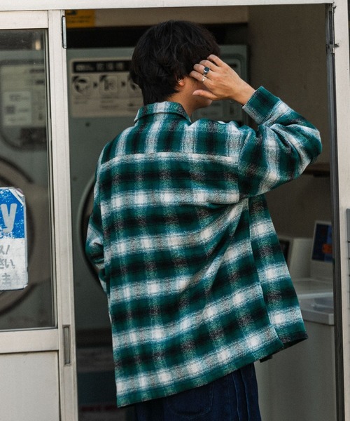 SENSE OF PLACE by URBAN RESEARCH（センスオブプレイスバイアーバンリサーチ）の「オンブレチェックルーズシャツ（シャツ/ブラウス・メンズ・その他1/その他2/その他3・MEDIUM/LARGE）」の11枚目の写真