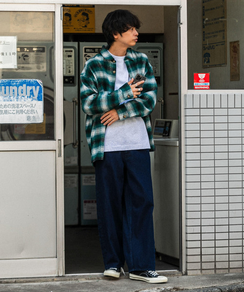 SENSE OF PLACE by URBAN RESEARCH（センスオブプレイスバイアーバンリサーチ）の「オンブレチェックルーズシャツ（シャツ/ブラウス・メンズ・その他1/その他2/その他3・MEDIUM/LARGE）」の12枚目の写真