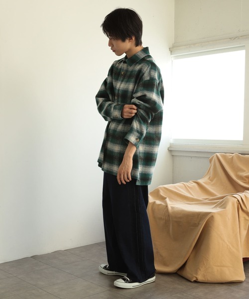 SENSE OF PLACE by URBAN RESEARCH（センスオブプレイスバイアーバンリサーチ）の「オンブレチェックルーズシャツ（シャツ/ブラウス・メンズ・その他1/その他2/その他3・MEDIUM/LARGE）」の22枚目の写真