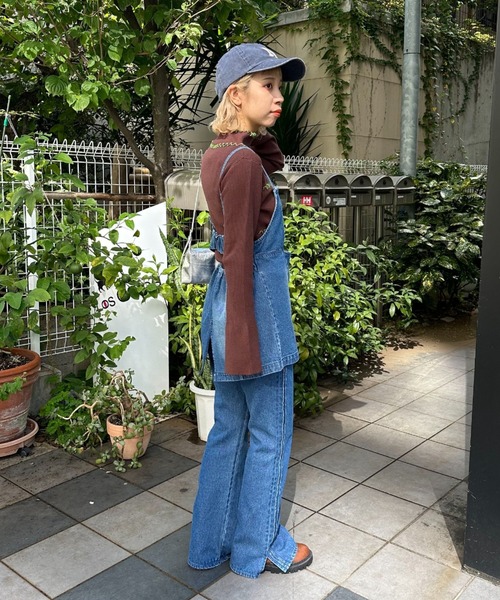 CIAOPANIC（チャオパニック）の「【非表示】アンチピリングハイネックメロウリブニット（ニット/セーター・レディース・ブラウン/ブラック/オフホワイト/ネイビー・FREE）」の22枚目の写真