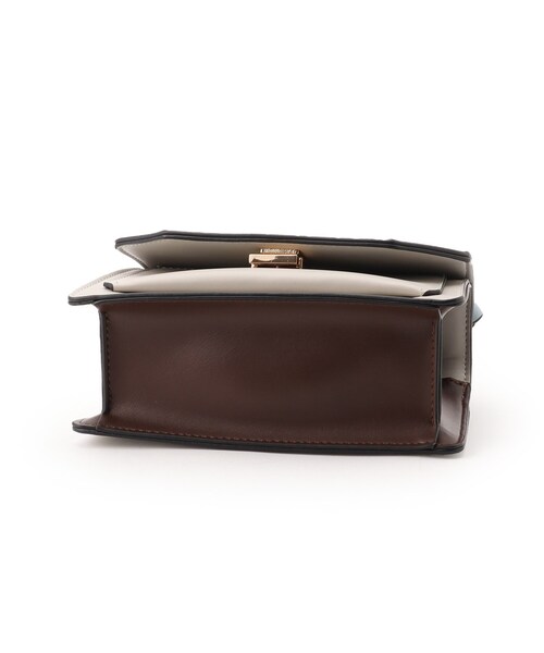 couture brooch（クチュールブローチ）の「◆配色ミニショルダーバッグ（ショルダーバッグ・レディース・キャメル/アイボリー/サックスブルー・00）」の9枚目の写真