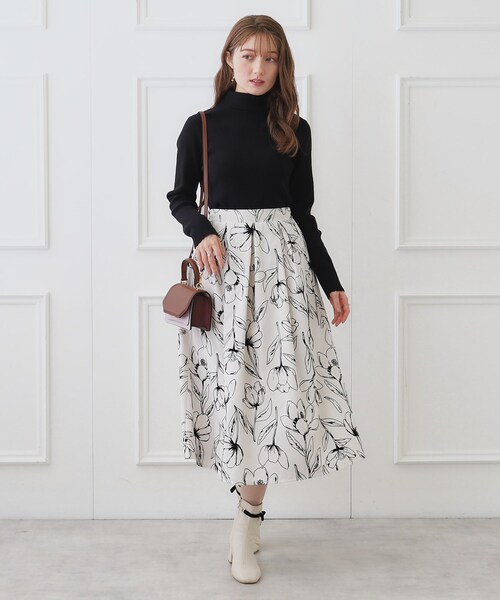 couture brooch（クチュールブローチ）の「◆配色ミニショルダーバッグ（ショルダーバッグ・レディース・キャメル/アイボリー/サックスブルー・00）」の18枚目の写真