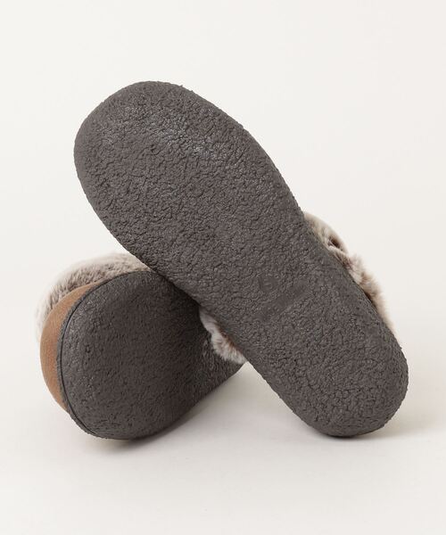 Sugar Sugar(シュガーシュガー)の「SUGAR SUGAR /フェイクファースリッポン(スリッポン・レディース・ベージュ系その他/ブラック・L/M/LL/S)」の4枚目の写真